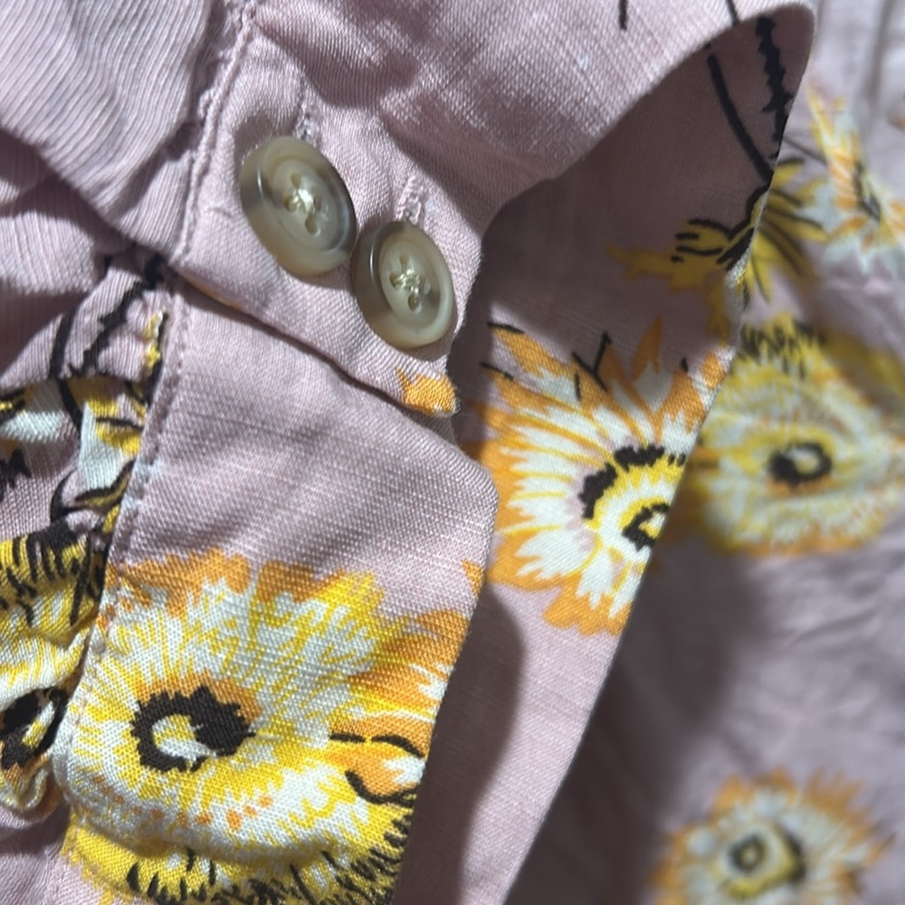 Dutch dandelions Madewell top - Picture 5 of 6